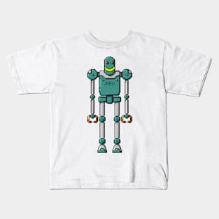 Pixel Robot 173 Kids T-Shirt